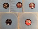 5 Vintage Shellac 78rpm 12