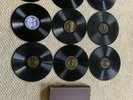 Vintage 78 rpm records (Broadway, Victor, Perfect, Radiex) Victrola
