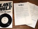 LONE WOLF   CASH FOR CANDY b/w PIPEDREAM MARY   UK NWOBHM 7