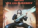 THIN LIZZY Live And Dangerous VERTIGO Inners 1978 UK SPACESHIP VINYL 2LP LYRE EX