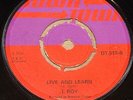 I ROY   CLAPPERS TAIL b/w LIVE AND LEARN   UK DOWNTOWN 7