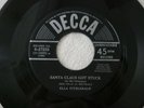 SCARCE CHRISTMAS Ella Fitzgerald SANTA CLAUS GOT STUCK Decca #27255 VG++