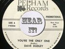 Superb Country Bopper Rockabilly 45 DAVE DUDLEY I Wouldn’t Wait PELHAM wlp hear
