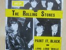 THE ROLLING STONES Paint It Black / Long Long While   Original Belgium 7