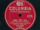 78tk-rockabilly-COLUMBIA 21036-Jack Rhodes-(Mama Loves Papa/Throwing life away)