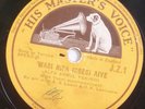 NIGERIA 78 RPM 1930's HIS MASTER'S VOICE J.Z. 1 ALFA ABDUL YEKINNI HEAR