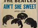Rare BEATLES Picture Sleeve 45 Ain't She Sweet/Nobody's Child Atco 6308 Exc