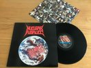NUCLEAR ASSULT...HANDLE WITH CARE....RARE UK ISSUE ALBUM +INNER... FLAG 35