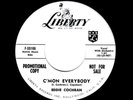 ROCKABILLY-EDDIE COCHRAN-C'MON EVERYBODY/DON'T EVER LET ME GO-LIBERTY 55166