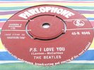 THE BEATLES Love Me Do RARE MISSING BRACKET  Red Parlophone 45-R 4949 Nice