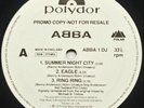 ABBA / SUMMER NIGHT CITY/ EAGLE/ RING RING/ UK PROMO ONE SIDED/ABBA1DJ/ PLAYS NM