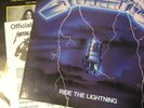 Metallica  Vinyl LP Ride the lightning Vinyl MFN 27 Promo Sheet   Nm Sehr Gut