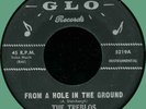 TREBLOS From a Hole in the Ground / Traffic Jam 45rpm GLO '62 New England instro