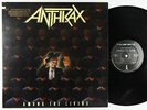 Anthrax - Among The Living LP - Megaforce Worldwide/Island VG+