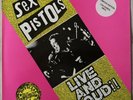 SEX PISTOLS 'Live and Loud ' Lp 1989 UK Press Ltd Ed of 1000 Pink Vinyl M/NM