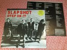 SLAPSHOT Step On It LP (1988) original RED VINYL Hardcore