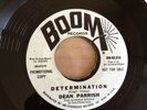 NORTHERN SOUL-DEAN PARRISH-NEAR MINT  BOOM RECORDS-PROMO-DETERMINATION/TELL HER