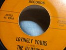 MOD GARAGE 45 - THE ILLUSIONS Lovingly Yours/ Drums Au Go-Go Vg+