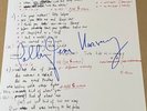 PJ Harvey - Stories From The City - Signed Lyric Print - Mint