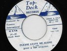 SKA - ANDY & THE AVALONS please leave me alone VIBRATORS  TOP DECK original 1965