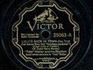 78tk-Jazz-VICTOR 25063-Fats Waller-(Lulu's Back in Town/Sweet and Slow)
