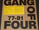 GANG OF FOUR 77-81 USA 5-LP + CASSETTE + BOOK BOX SET new sealed LIMITED EDITION