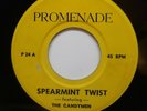 45 RPM ROCK THE CANDYMEN, CANDY BAR TWIST / SPEARMINT TWIST