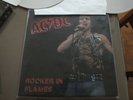 AC/DC 2  LP Vinyl 33 TOURS    LIMITED EDITION ROCKER IN FLAMES