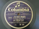 Josephine Baker J'ai Deux Amours French 78RPM Columbia DF 229