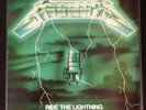 Metallica Ride The Lightning Unofficial Pink Vinyl Record Bernett Records Green