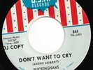 BUCKINGHAMS Don't Want to Cry/I Go Crazy 1966 USA Fuzz garage 45 PROMO HEAR  M-