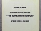 Eric Burdon & War BLACK MAN'S BURDON Vinyl LP MGM SAMP-4710 VG/VG DJ Edit letter