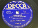 Mary Lou Williams Overhand / Little Joe from Chicago Andy Kirk DECCA  3385 78