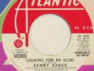 KENNY VANCE Looking For An Echo ATLANTIC 45 doo wop promo 1975 original HEAR