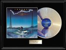 JOURNEY RAISED ON RADIO ALBUM WHITE GOLD SILVER PLATINUM TONED RECORD RARE LP