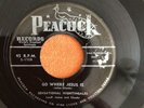 The Sensational Nightingales Go Where Jesus Is Original Black Gospel 45
