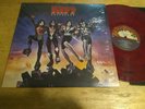 Kiss Destroyer Limited Red & Black Marbled Vinyl - in shrink inner slive damage