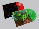 C418 Minecraft Alpha Green Beta Red Splatter Sealed Turntable Lab