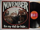 NOVEMBER En ny tid är här LP 1970 original Sonet EX/EX- heavy prog psych