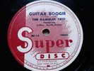 The Rambler Trio 78rpm Single 10-inch Super Records #1004 Guitar Boogie