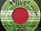 THE STEINWAYS   MY HEART'S NOT IN IT ANYMORE (1966) RARE NORTHERN SOUL 45 OLIVER