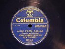 JAZZ BERNIE CUMMINS Alice From Dallas / CLYDE MCCOY Business COLUMBIA 2874 EE+