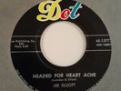 Popcorn 45 - LEE ELLIOTT - Headed For Heart Ache / Cheaters Never Win DOT VG+