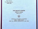 John A. Lomax The Ballad Hunter Pt 3-4 Library of Congress repro booklet