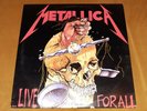 Metallica ...Live for All AND JUSTICE FOR ALL era double vinyl LP concert SWEDEN