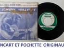 JOHNNY HALLYDAY DA DOU RON RON 45 T VINYLE JUKE-BOX ENCART & POCHETTE ORIGINAUX
