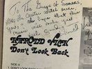 Harold Vick DON’T LOOK BACK Vinyl LP with SIGNED Message To Inmates VG+ solid
