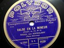 RAOUL KOCZALSKI piano Chopin OP.18 & OP.34 n°2 french 1928 Polydor 95201 78 rpm