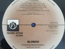 Blondie Debut Near Mint 1976 Private Stock UK 1st press NO EMI Music Ltd credit