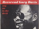 REVEREND GARY DAVIS: Say No to Devil US Prestige Bluesville Blues OG Vinyl LP